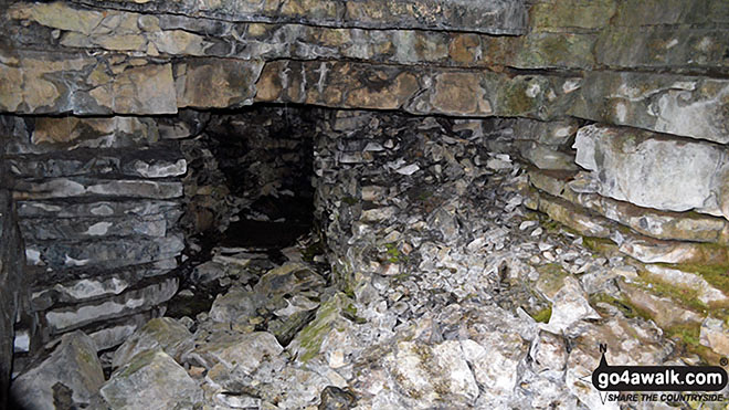 Walk d105 Over Haddon and Lathkill Dale from Monyash - Inside one of the Lathkill Dale Mines