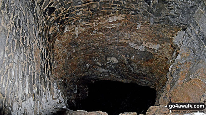 Walk d127 Lathkill Dale and Bradford Dale from Youlgreave - Shaft down one of the Lathkill Dale Mines