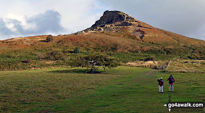 Approaching Roseberry Topping from the south west