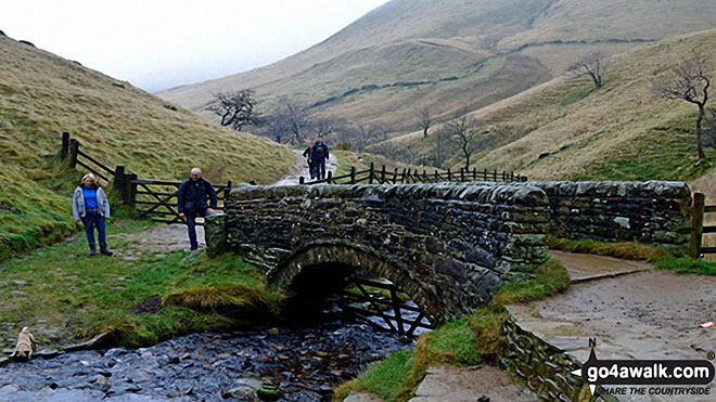 The bridge over the River Noe at the bottom of Jacob's Ladder 