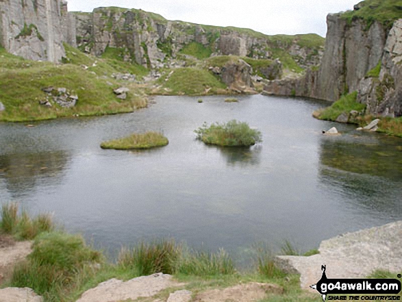 Walk de146 North Hessary Tor from Princetown - Foggintor Quarry