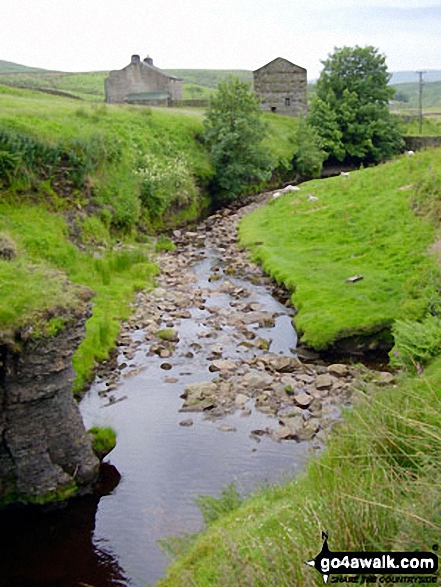 Walk ny145 Tan Hill and Robert's Seat from Keld - Whitsundale Beck at Ravenseat