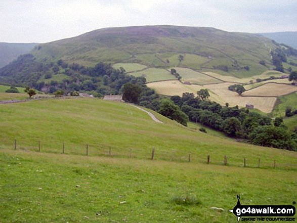 Walk ny145 Tan Hill and Robert's Seat from Keld - Kisdon from the Pennine Way on Black Moor north of Keld