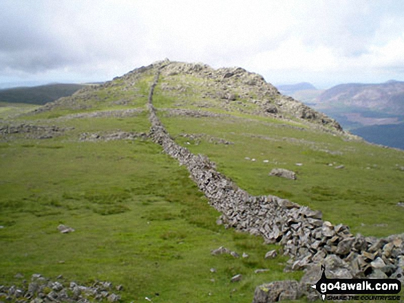 Walk c199 Iron Crag and Grike from Ennerdale Water - Iron Crag from Silver Cove