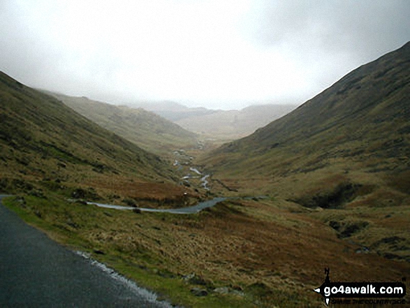 Walk c109 Slight Side and Sca Fell from Wha House Farm, Eskdale - Hardknott Pass