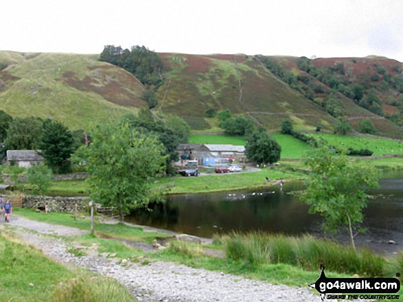 Walk c203 Ashness Bridge, Surprise View, Watendlath, Rosthwaite and The River Derwent from Barrow Bay - Watendlath