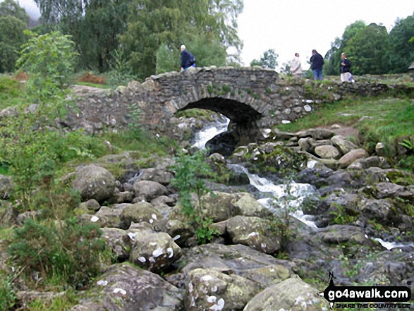 Walk c296 High Seat and Bleaberry Fell from Keswick - Ashness Bridge