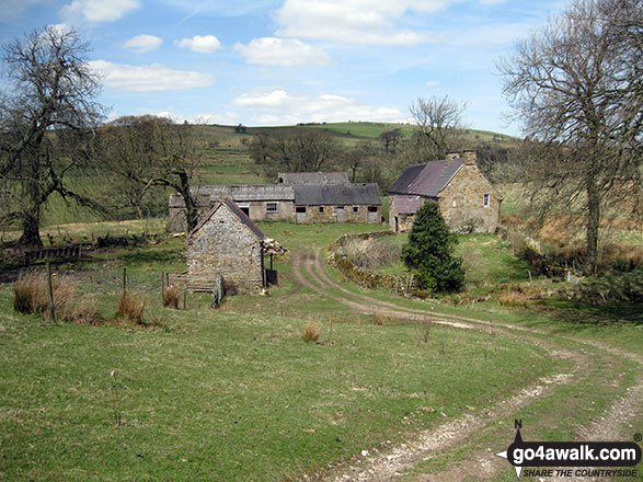 Walk s166 Butterton, Onecote and Upper Elkstone from Warslow - Black Brook Farm