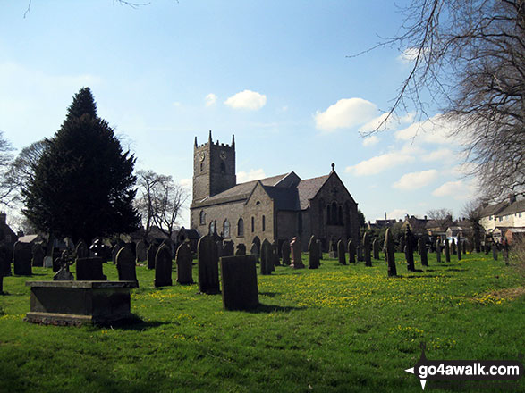 Walk s166 Butterton, Onecote and Upper Elkstone from Warslow - Church of St Laurence, Warslow