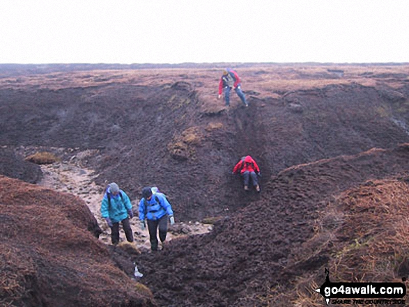 Peat Groughs on Bleaklow Hill 