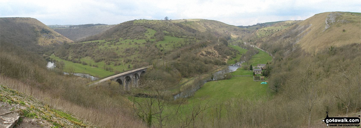 Walk d160 Upperdale, Water-cum-Jolly Dale and The Monsal Trail from Monsal Head - *Monsal Dale from Monsal Head