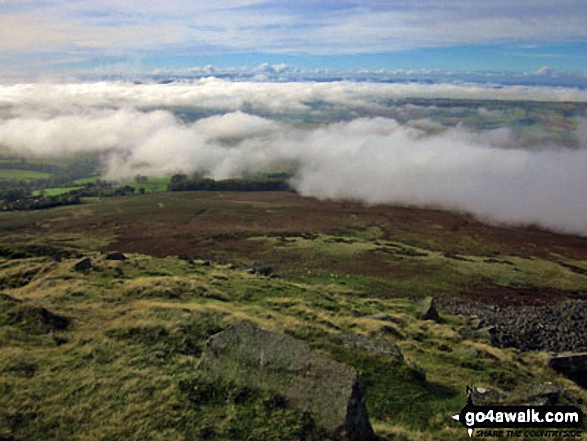 Walk sh101 Brown Clee Hill from Cleobury North - The view from Brown Clee Hill