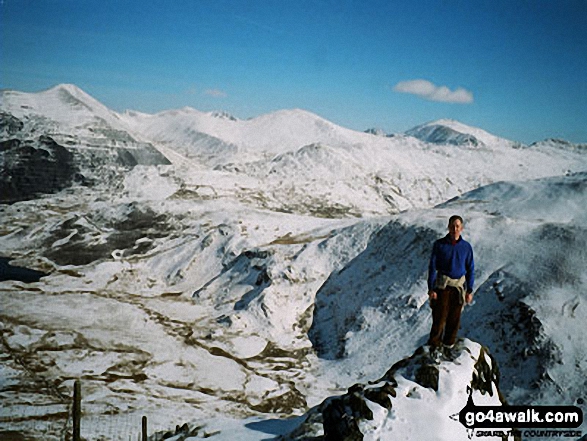 Walk Moel Eilio (Llanberis) walking UK Mountains in The Snowdon Area Snowdonia National Park Gwynedd, Wales