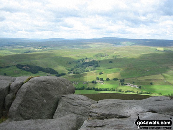 Looking North from Simon's Seat (Wharfedale)