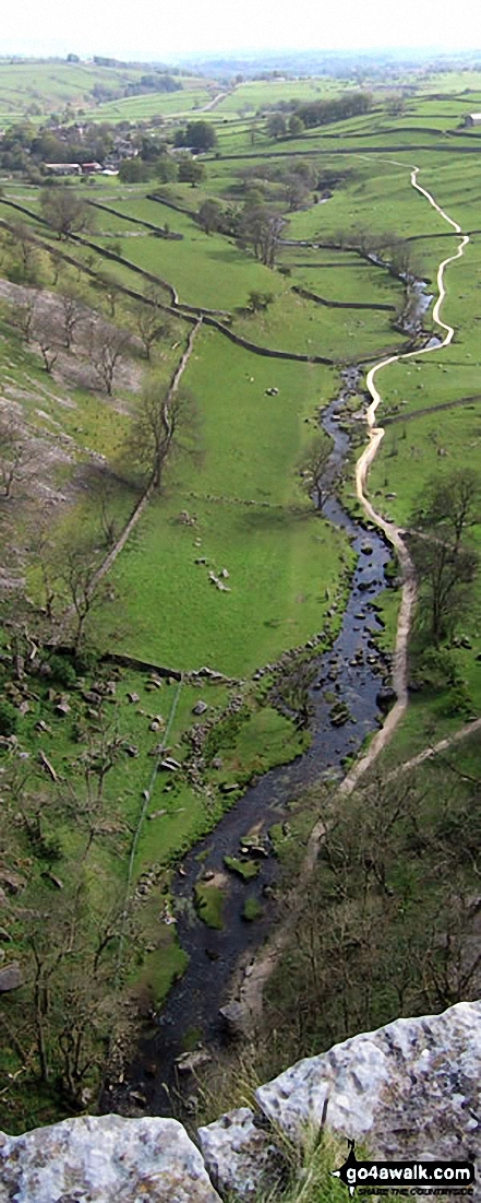 Walk ny202 Malham from Settle - *Looking Over Malham Cove, Malham