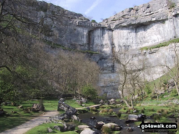 Walk ny159 Gordale Scar and Malham Cove from Malham - Malham Cove, Malham