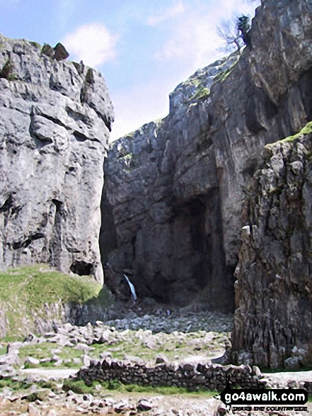 Walk ny159 Gordale Scar and Malham Cove from Malham - Gordale Scar, Malham