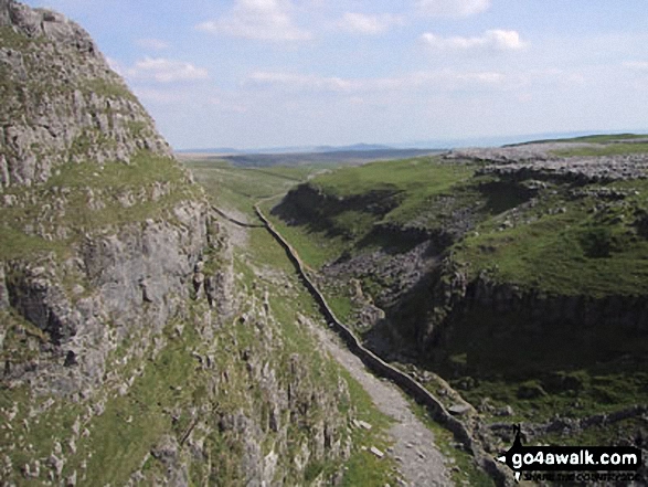 Walk ny159 Gordale Scar and Malham Cove from Malham - Above Malham Cove, Malham