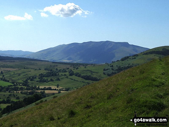 Walk c309 Great Mell Fell, Little Mell Fell and Gowbarrow Fell - Blencathra or Saddleback (Hallsfell Top) and Sharp Edge from Little Mell Fell