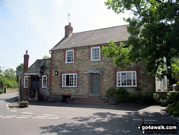 Walk ws178 Warninglid from Cowfold - The Half Moon Pub, Warninglid