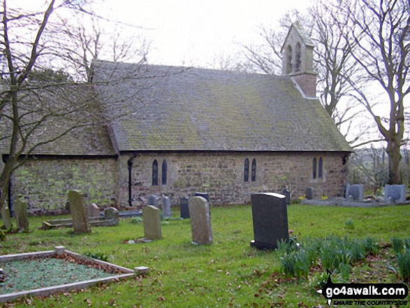 Walk sh101 Brown Clee Hill from Cleobury North - Cleobury North church