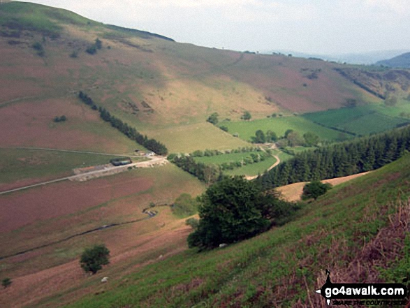 Walk po103 Bache Hill, Black Mixen and Great Rhos from New Radnor - Harley Dingle, Radnor Forest