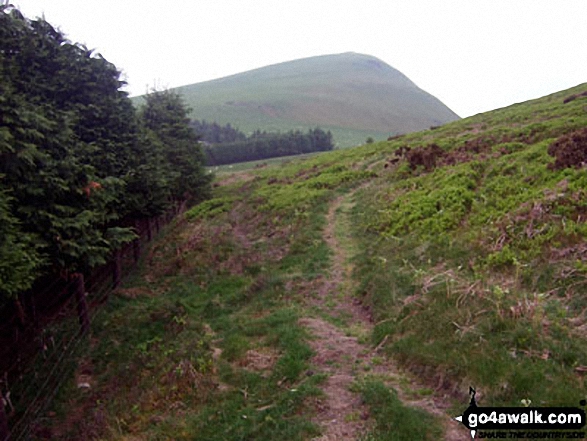 Walk po103 Bache Hill, Black Mixen and Great Rhos from New Radnor - Whimble from near Whinyard Rocks, Radnor Forest