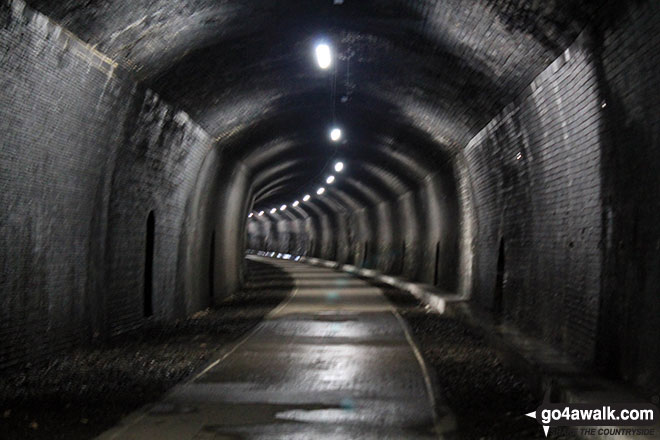 Inside Monsal Head Tunnel 