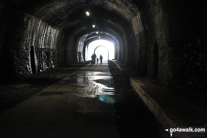 Walk d270 Monsal Head, Monsal Dale and Deep Dale from Ashford in the Water - Inside Monsal Head Tunnel