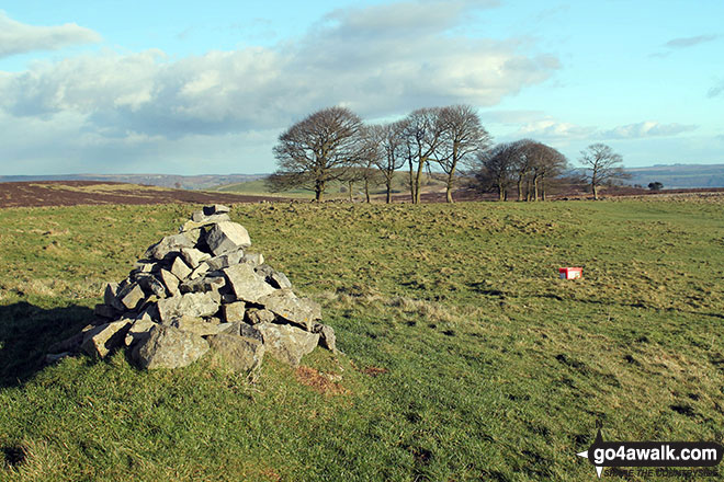 Walk Longstone Moor walking UK Mountains in The White Peak Area The Peak District National Park Derbyshire, England