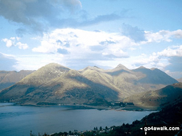 The Five Sisters of Kintail from Beinn a' Chuirn (Glen More) 