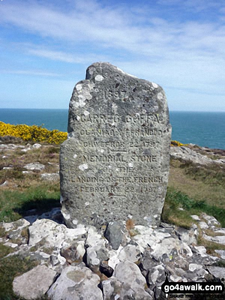 Walk pe142 Carregwastad Point from Llanwnda - Carregwastad Point