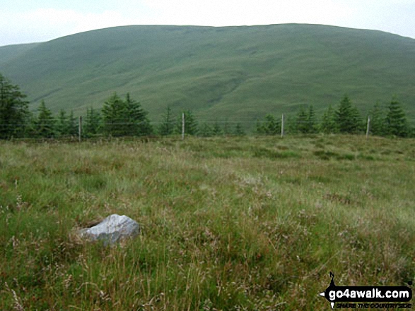 Walk gw148 Tarrenhendre and Tarren y Gesail from Abergynolwyn - Tarren y Gesail from Foel y Geifr summit cairn