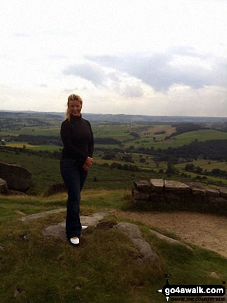 Walk d143 Curbar Edge, Froggatt Edge and Big Moor from Curbar Gap - On Curbar Edge