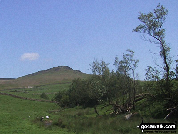 Walk ny124 Rylstone Fell, Cracoe Fell, Thorpe Fell Top and Embsay Moor from Embsay - Embsay Crag from Embsay