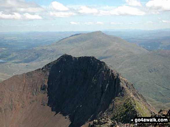 Walk gw126 Snowdon via The Llanberis Path - Crib Goch from Garnedd Ugain (Crib y Ddysgl)