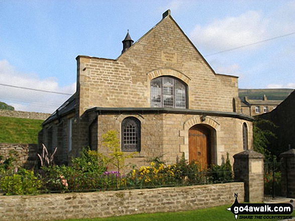 Walk ny248 Kisdon and Keld from Muker - Muker Methodist Church