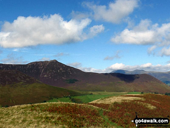 Walk c214 Robinson and Hindscarth from Little Town - Causey Pike and Rowling End from Blea Crags