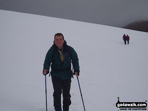 Me on Ben Macdui in The Cairngorms Abredeenshire Scotland