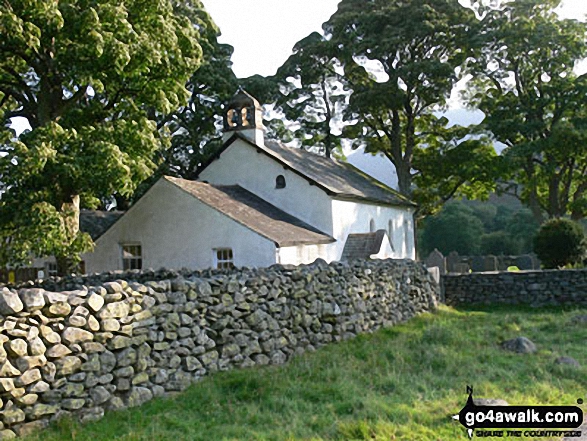 Walk c100 The Newlands Horseshoe from Hawes End - Newlands Church