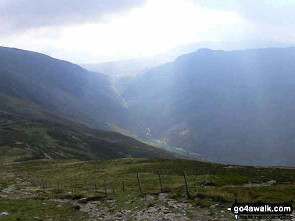 Dale Head (Newlands), Honister Pass and Grey Knotts from Hindscarth Edge