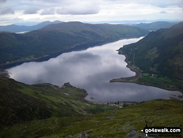 Loch Duich beyond from the lower slopes of Sgurr na Moraich 