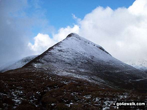 Walk c299 Causey Pike from Braithwaite - Causey Pike from Rowling End