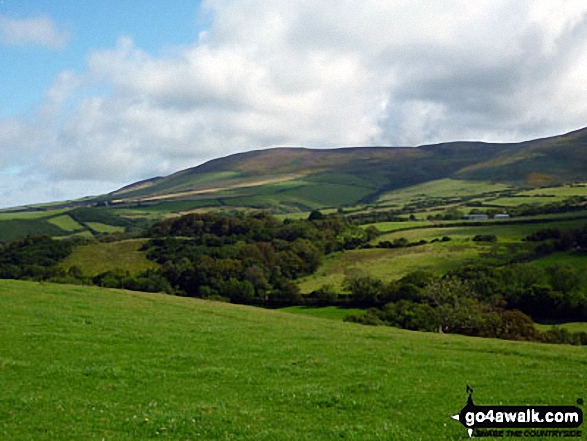 This is the view looking over the west side of the Isle of Man having just climbed up from Glen Wyllin 