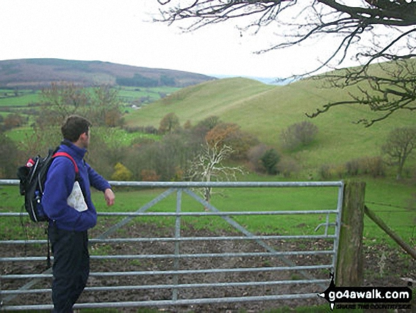 Walk sh121 Pulverbatch and Habberley from Pontesbury - Lawn Hill on the way to Habberley