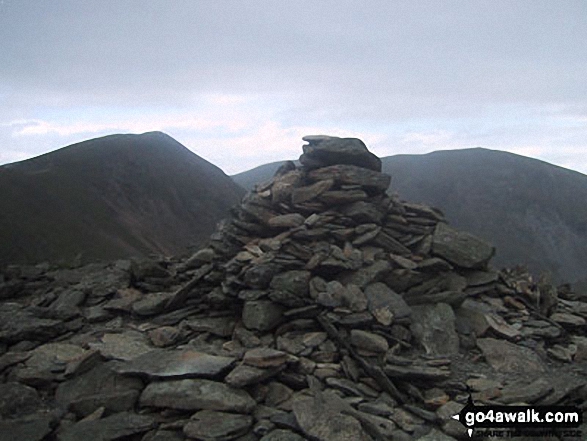 Walk c179 The Seathwaite Round from Seathwaite, Duddon Valley - Dow Crag from Brown Pike summit