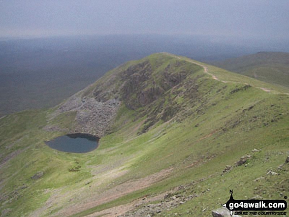 Brown Pike and Blind Tarn from Dow Crag 