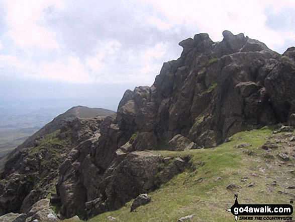 Dow Crag (foreground) and Brown Pike