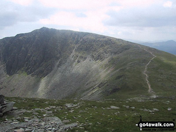 Walk c179 The Seathwaite Round from Seathwaite, Duddon Valley - Dow Crag from Goat's Hawse