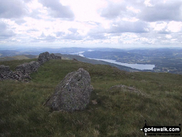 Walk c230 The Scandale Beck Horizon from Ambleside - Lake Windermere from Snarker Pike